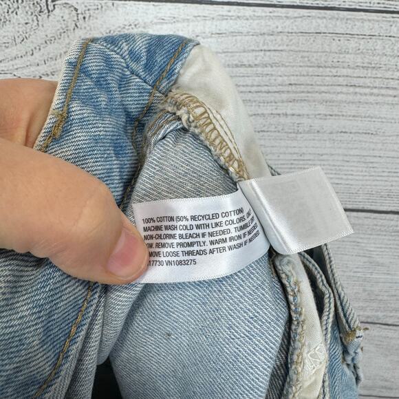 Universal Thread Plus Size Mid-Rise 90's Baggy Denim Shorts Size 18 - Picture 8 of 8